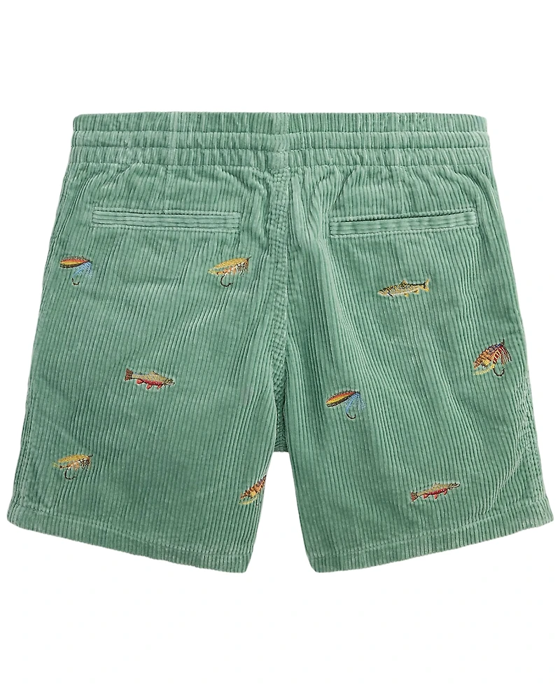 Polo Ralph Lauren Boys' 8-20 Prepster Embroidered Corduroy Shorts