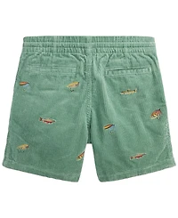 Polo Ralph Lauren Boys' 8-20 Prepster Embroidered Corduroy Shorts