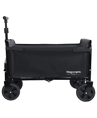 Streamdale Furniture Convertible Folding Camping Wagon with Bench Seat and Dog Tether