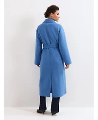 Phase Eight Women's Long Sleeve Belted Wrap Midi Coat