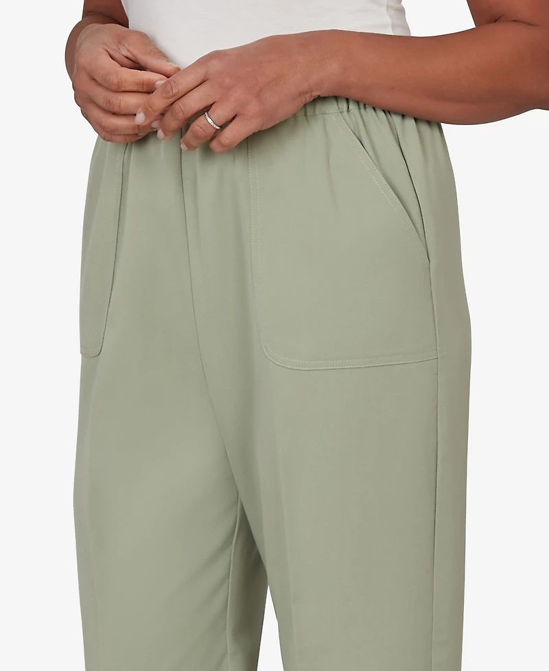 Alfred Dunner Women's Indigo Girls Sage Twill Pants