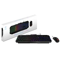 Msi Forge GK100 Combo Rgb Wired Gaming Keyboard and Mouse