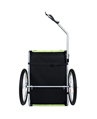 Streamdale Furniture Large Folding Dog Bike Trailer Capacity All-Terrain Pet Carrier