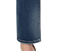 Liverpool Los Angeles Petite Kennedy Mid-Rise Straight Jeans