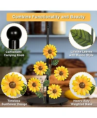 Yigii Sunflower Paper Towel Holder