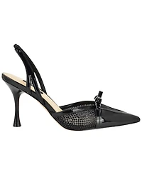 Nine West Women's Padell Embellished Slingback Stiletto Pumps
