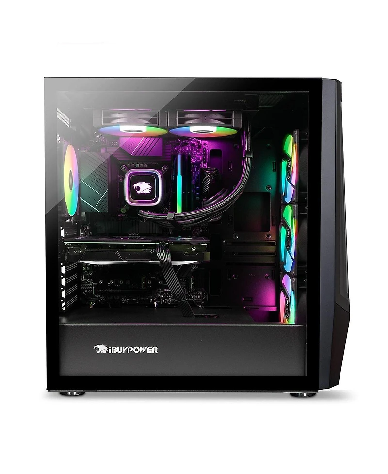 iBUYPOWER Trace Mesh Gaming Desktop - Amd Ryzen 7 7700, Nvidia GeForce Rtx 4060 Ti 8GB, 16GB DDR5 Rgb Ram, 1TB NVMe Ssd