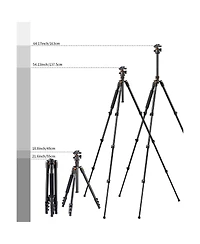 KandF Concept SA234 4-Section Aluminum Dslr Tripod with Ball Head