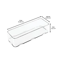 iDesign Interlocking Plastic Drawer Organizer