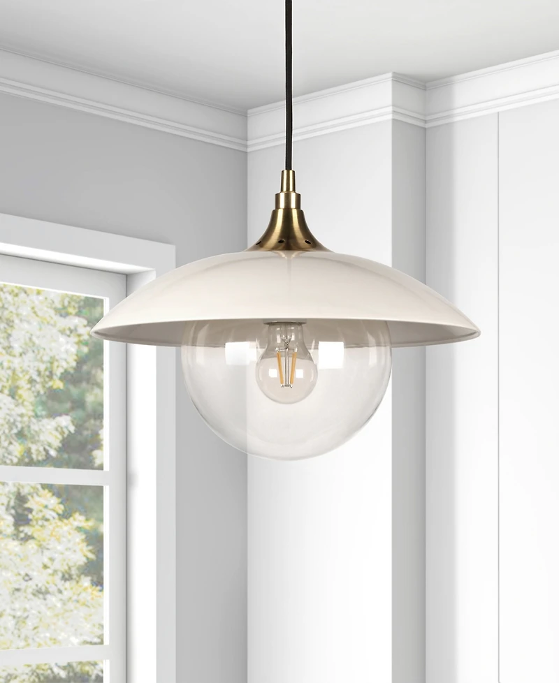 Hudson & Canal Alvia 14.5" Wide Metal Pendant