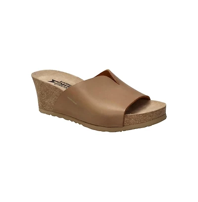 Mephisto Women's Lisane Wedge Slide - Camel