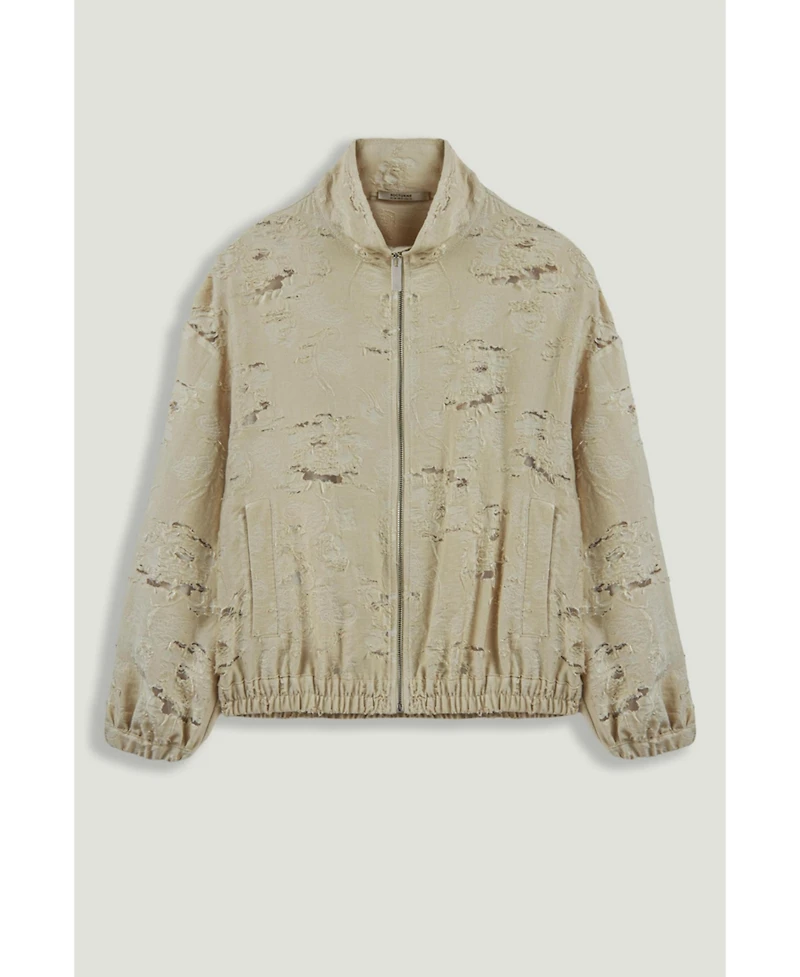 Nocturne Women's Jacquard Bomber Jacket