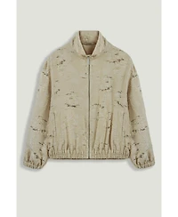 Nocturne Women's Jacquard Bomber Jacket