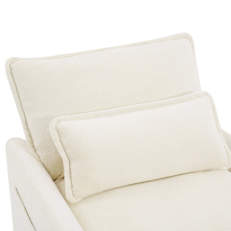Streamdale Furniture Modern Plush Upholstered Sofa with Double-Layer Cushions and Side Pockets