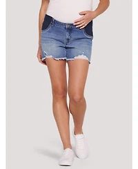 Motherhood Maternity Under the Belly Cut Off Denim Short