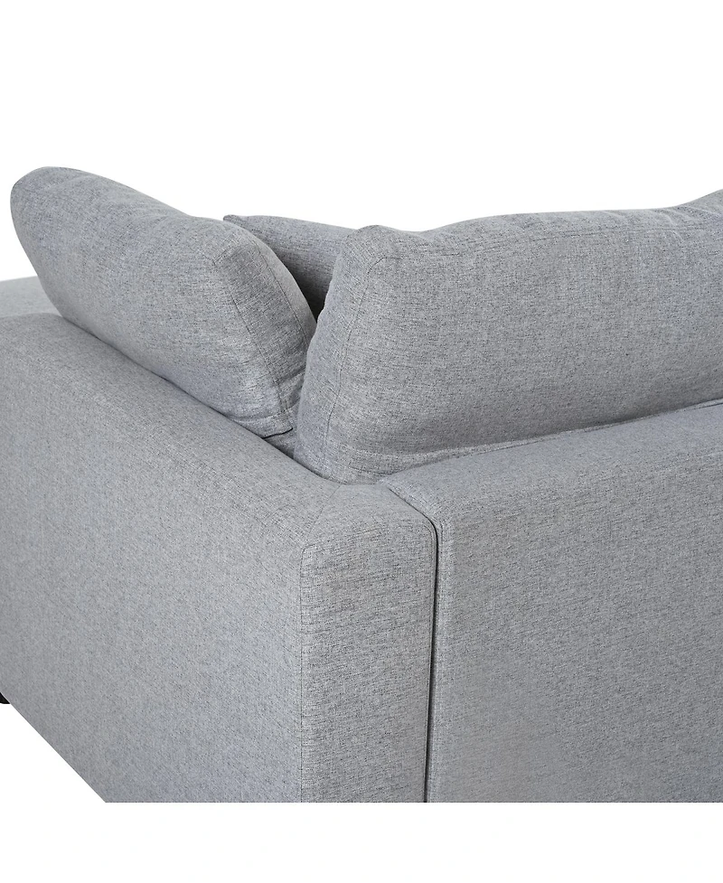 Streamdale Furniture Large U-Shaped Modular Chenille Sectional Sofa with 2 Ottomans