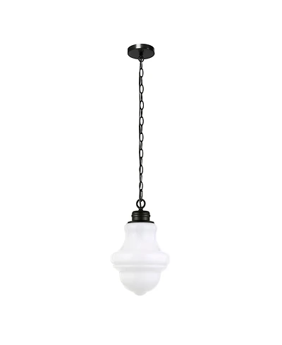 Hudson & Canal Annie 9" Wide Metal Pendant