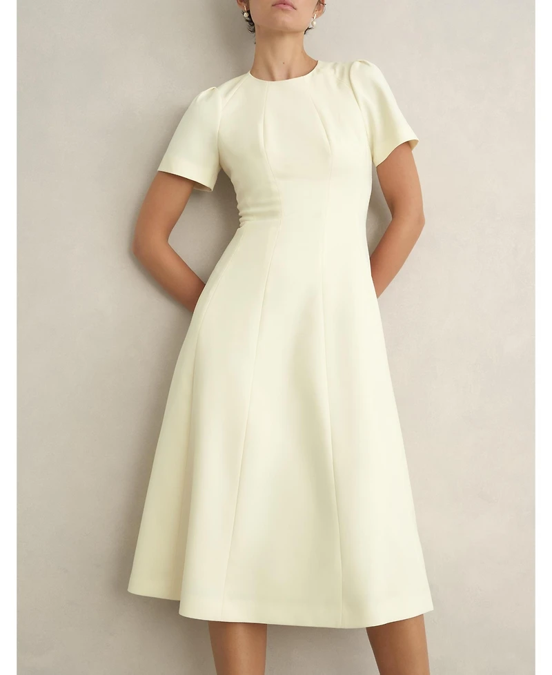 Hobbs London Women's Eliana Fit Flare Midi Dress
