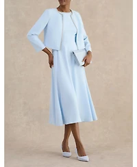 Hobbs London women's Beatrix Embellished Midi Dress