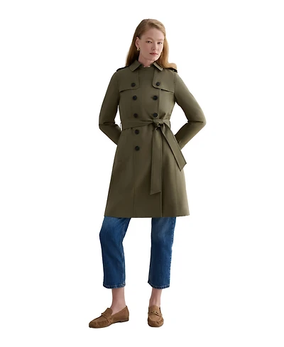 Hobbs London Womens Skylar Belted Trench Coat