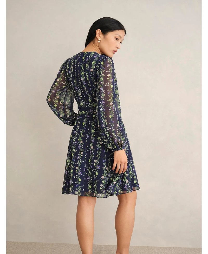 Hobbs London Women's Emilia Fit Flare Mini Dress