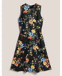 Hobbs London Women's Twitchill Sleeveless Printed Midi Dress