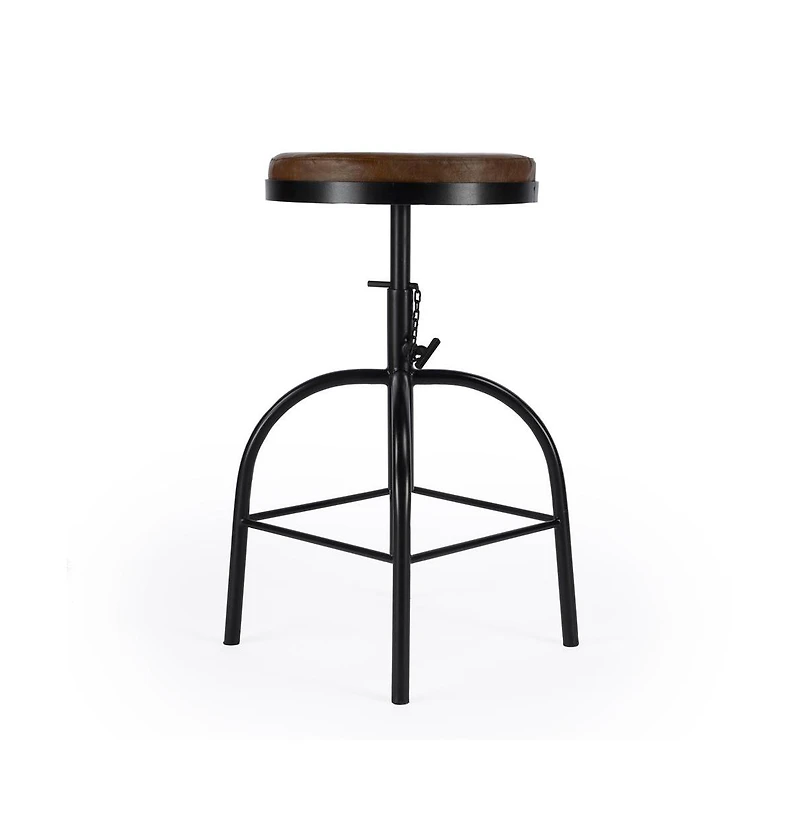 Butler Specialty Clyde Leather 25" Adjustable Bar Stool