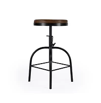 Butler Specialty Clyde Leather 25" Adjustable Bar Stool