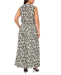 Vince Camuto Plus Mid-Rise Cropped Wide-Leg Pants