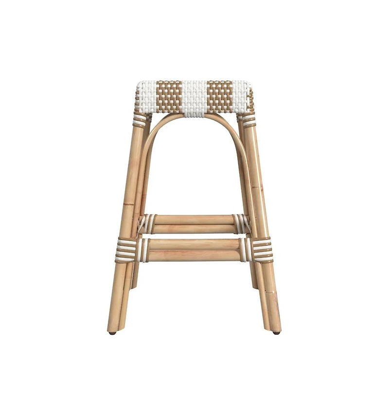 Butler Specialty Robias Rectangular Rattan 24.5" Counter Stool
