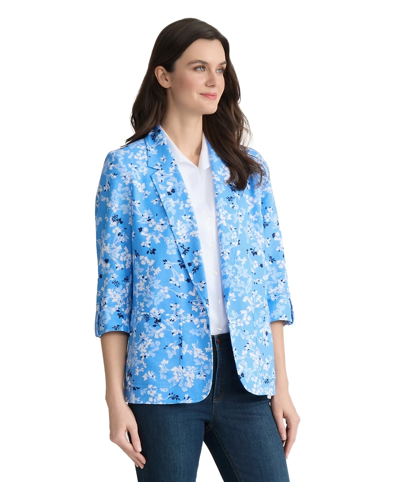 Jones New York Petite Patch Pocket Jacket