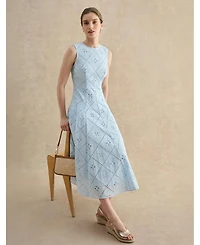 Hobbs London Women's Lexia Embroidered Dress