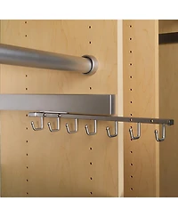 Rev-a-Shelf Sidelines 14" Deluxe Belt Rack Organizer, Chrome, Cbrsl-14-cr-1