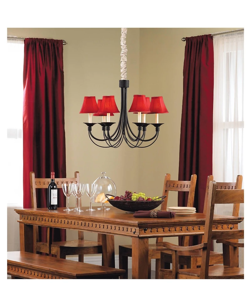 Springcrest Keely Dupioni Mini Bell Lamp Shade 3x6x5 (Clip-On)