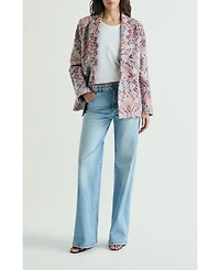Scalpers Women's Jacquard Print Blazer