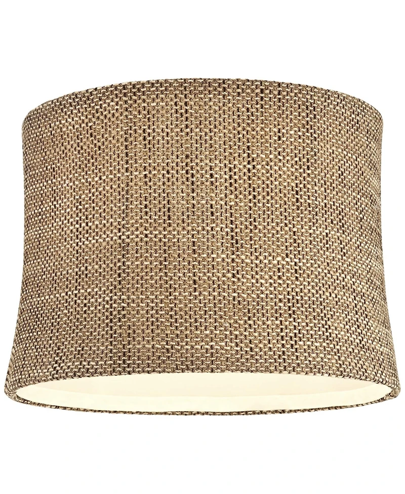 Springcrest Set of 2 Drum Lamp Shades High Spider Replacement Harp Finial Fitting