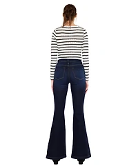 KanCan Women's Roel High Rise Super Flare Jeans