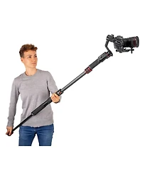 Manfrotto Fast Gimboom Carbon Fibre, Lightweight and Compact Carbon Boom for Gimbal, Fast Technology, Fast Twisting Lock, Gimbal use