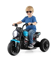 Slickblue Kids 6V Battery Powered Motorcycle with Led Headlight and Music