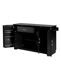 Streamdale Furniture 54.3" 4-Door Sideboard Buffet Cabinet with Storage and Adjustable Shelves