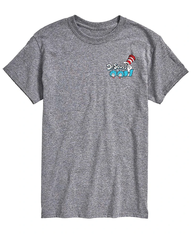 Airwaves Men's Dr. Seuss Cat The Hat Stand Out Short-Sleeve Graphic T-Shirt