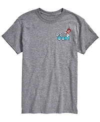 Airwaves Men's Dr. Seuss Cat The Hat Stand Out Short-Sleeve Graphic T-Shirt