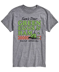 Airwaves Men's Dr. Seuss Green Eggs Ham Diner Short-Sleeve Graphic T-Shirt