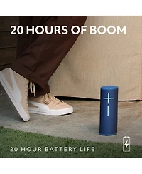 Ultimate Ears Megaboom 4: Portable Waterproof Bluetooth Speaker, 360degree(s) Sound, Thundering Bass, 20-Hour Battery, 147ft Range, Active Black