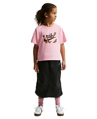 Nike Girls' 7-16 Sportswear Boxy Short-Sleeve T-Shirt
