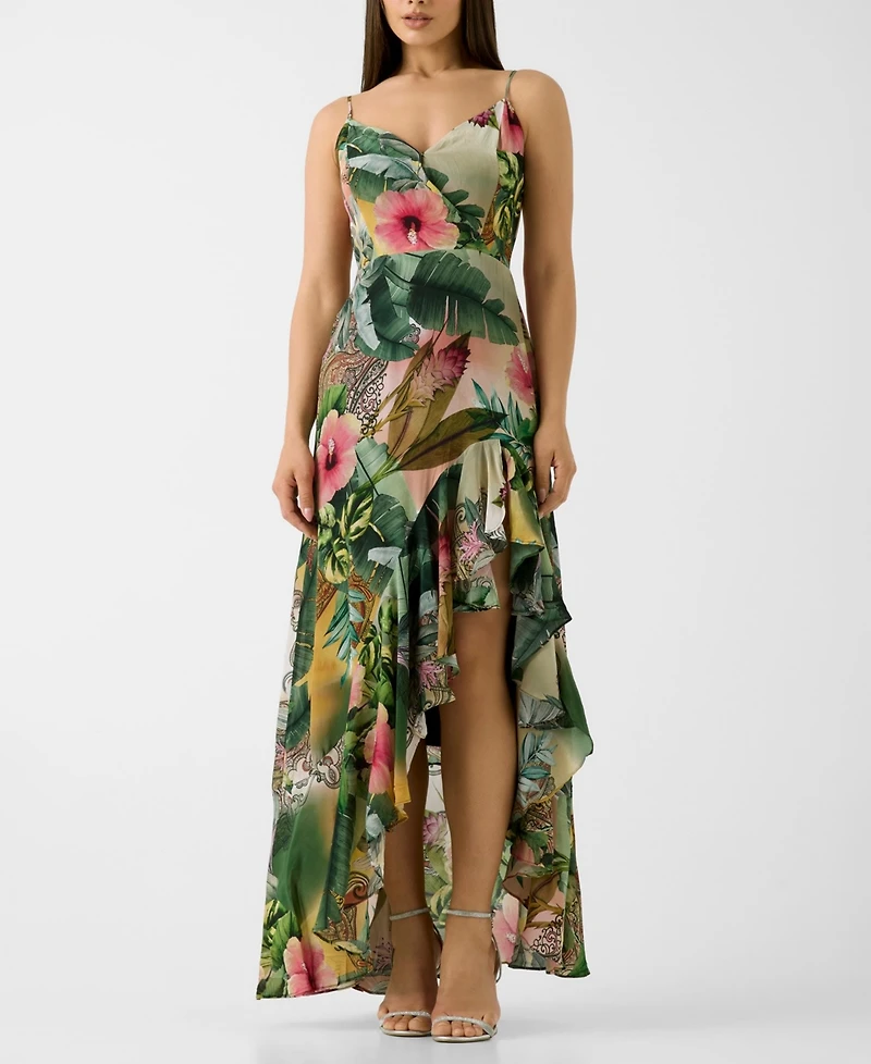 Guess Women's Tracie Printed Sleeveless Maxi Dress