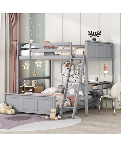 Streamdale Furniture Bed with Desk