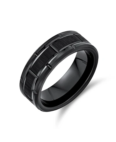 Bling Jewelry Men's Tire Band Ring Mechanic Car Racer Wide Tread