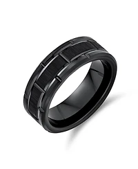 Bling Jewelry Men's Tire Band Ring Mechanic Car Racer Wide Tread