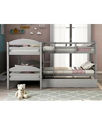 Streamdale Furniture L-Shaped Bunk bed with Trundle